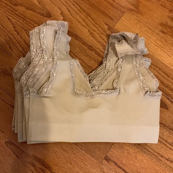 Rhonda Shear Ahh four pack Size Small Shapewear Bra all nude color - Picture 6 of 7